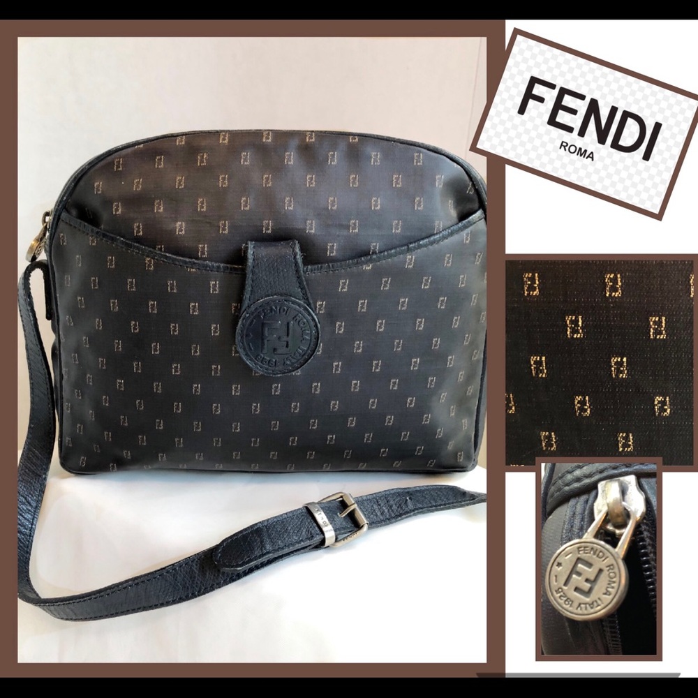 SOLD/Fendi Roma Vintage Crossbody - Picture 1 of 8